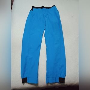 Blue Jogger Style Scrub Pants